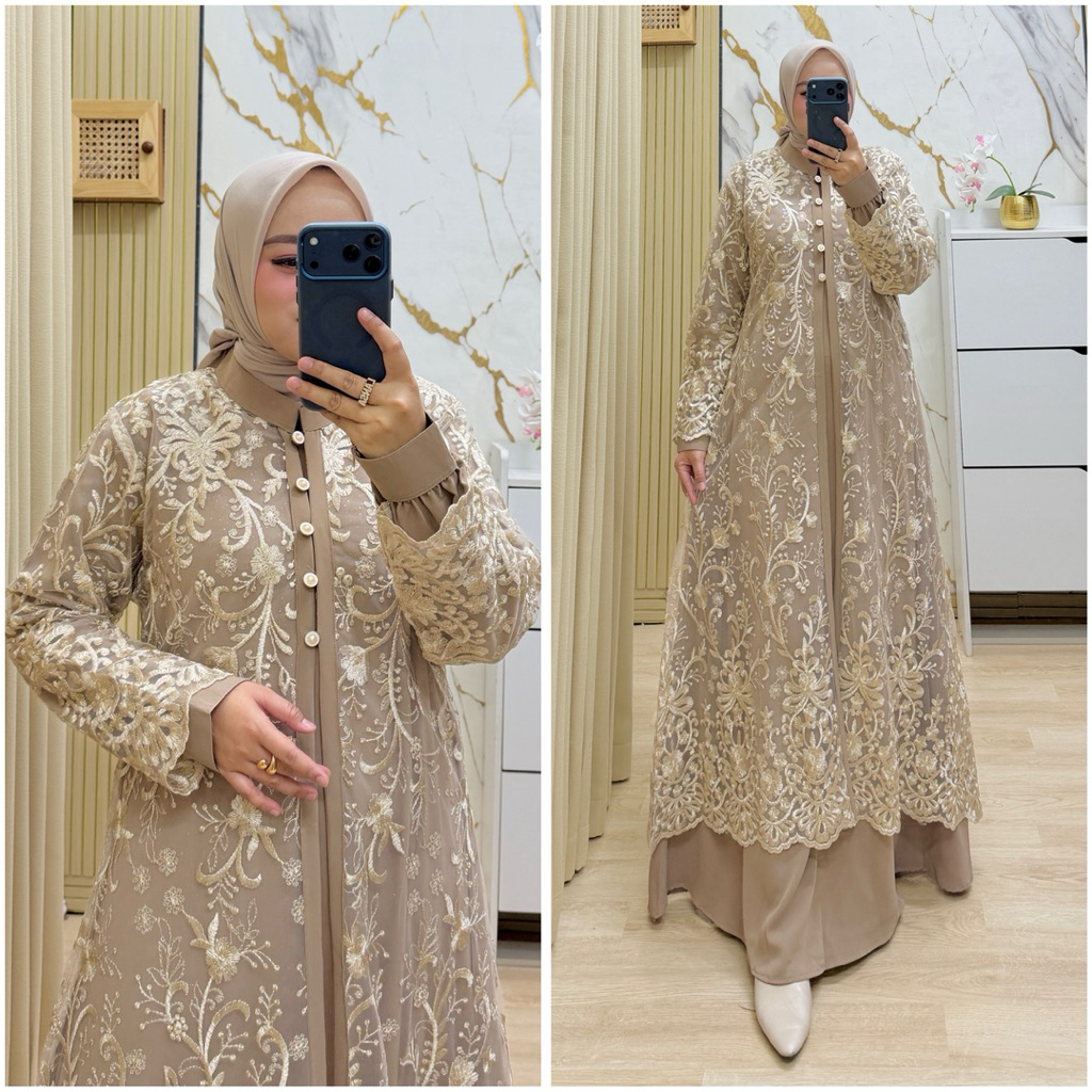 BISA COD / DRESS TILE KALA / DRESS TILE BORDIR / DRESS TILE BUSUI / GAMIS TILE KALA / GAMIS TILE BOR