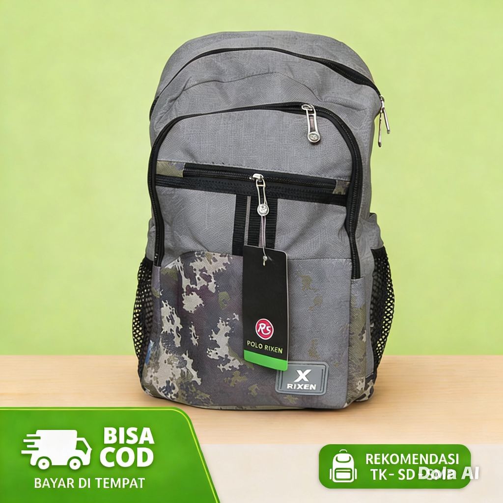 Duerpak - Polo Duerpak / Ransel Pria Wanita / Ransel Sekolah Tk-SD-SMP/POLO RIXEN