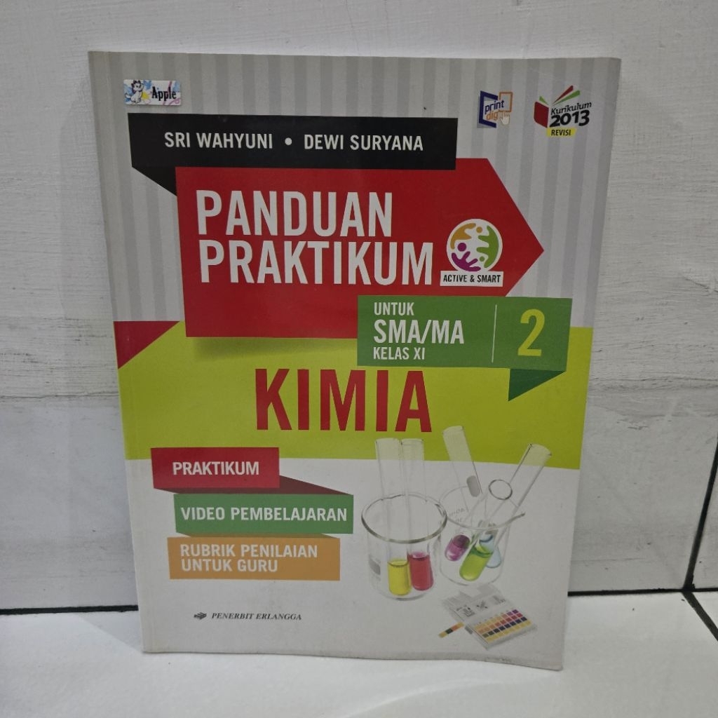 Buku panduan praktikum kimia fisika sma 11 erlangga