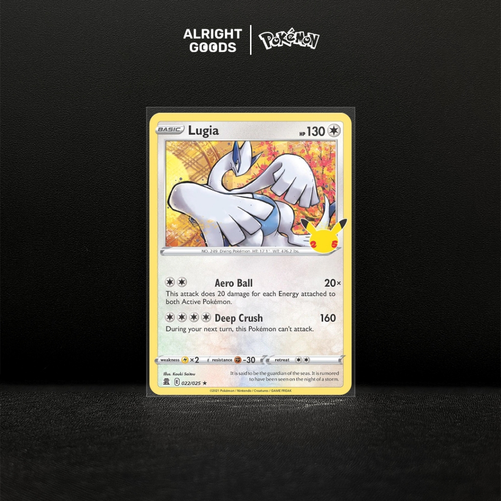 Pokemon Celebration 25th English Card Holo Rare TCG - Lugia, Ho-oh, Groudon, Kyogre, Zekrom, Reshira