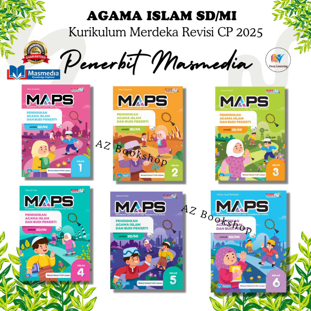 Buku MAPS Pendidikan Agama Islam Masmedia SD Kelas 1 2 3 4 5 6 Kurikulum Merdeka Revisi Pembelajaran