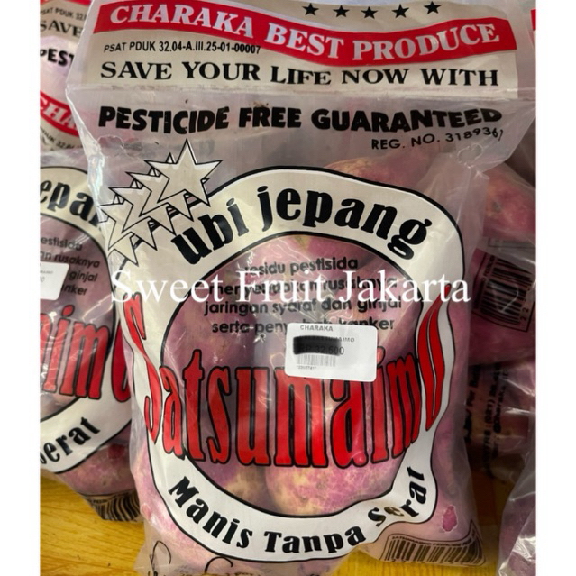 Satsumaimo Ubi Jepang Manis Bebas Pastisida / Ubi Jepang Manis Tanpa Serat / Pack