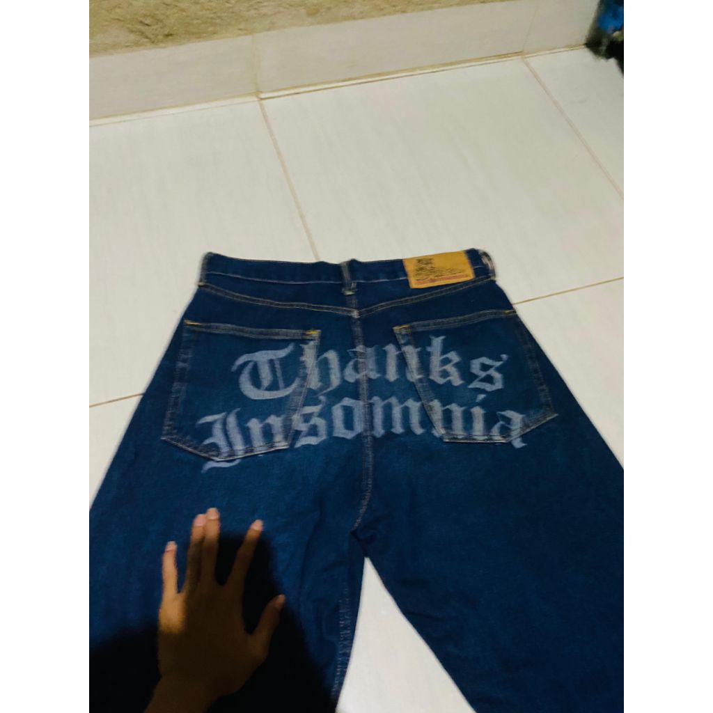 PANTS THANKSINSOMNIA ART BELAKANG UK 28