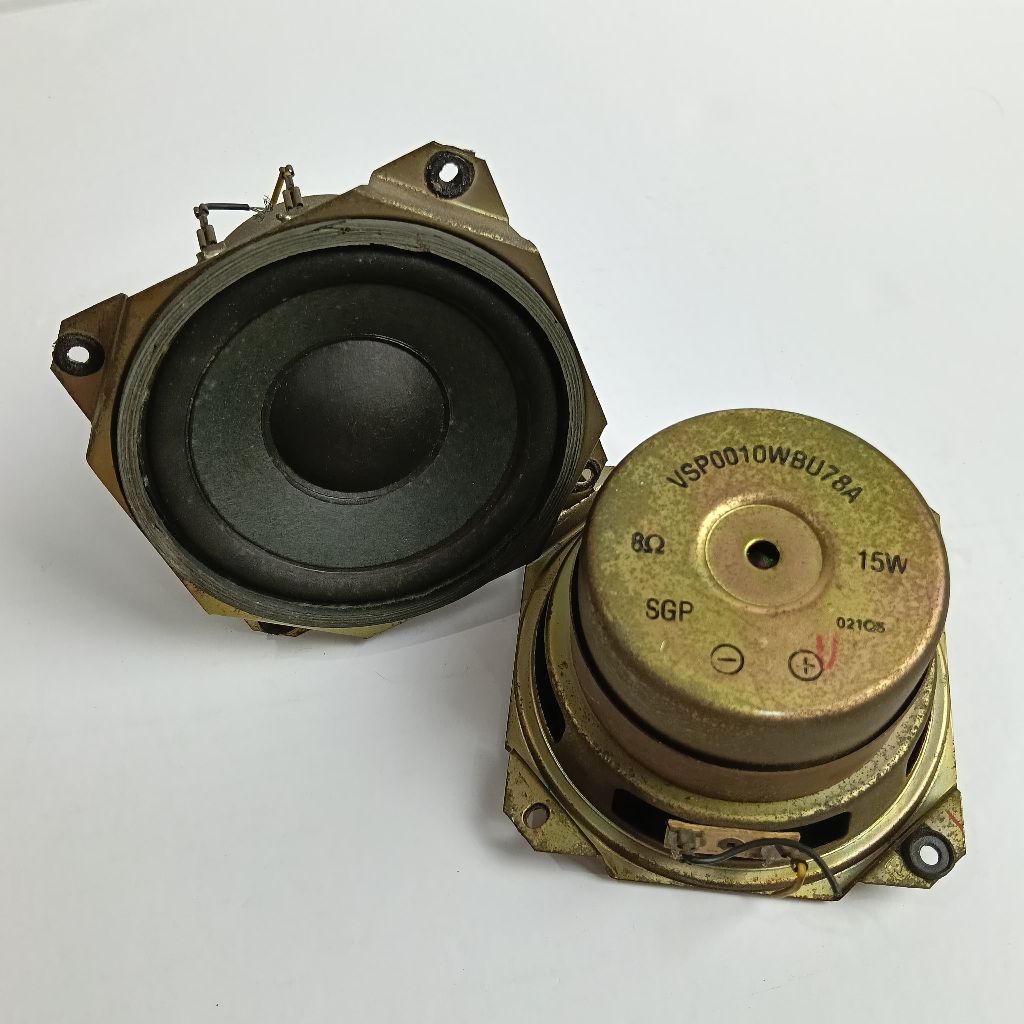 Speaker 4 Inch Sub Woofer Spool Besar 8 Ohm 15 Watt
