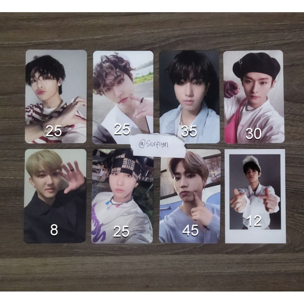 Stray Kids official photocard skz pc offi yellow wood noeasy oddinary maniac polaroid rockstar han c