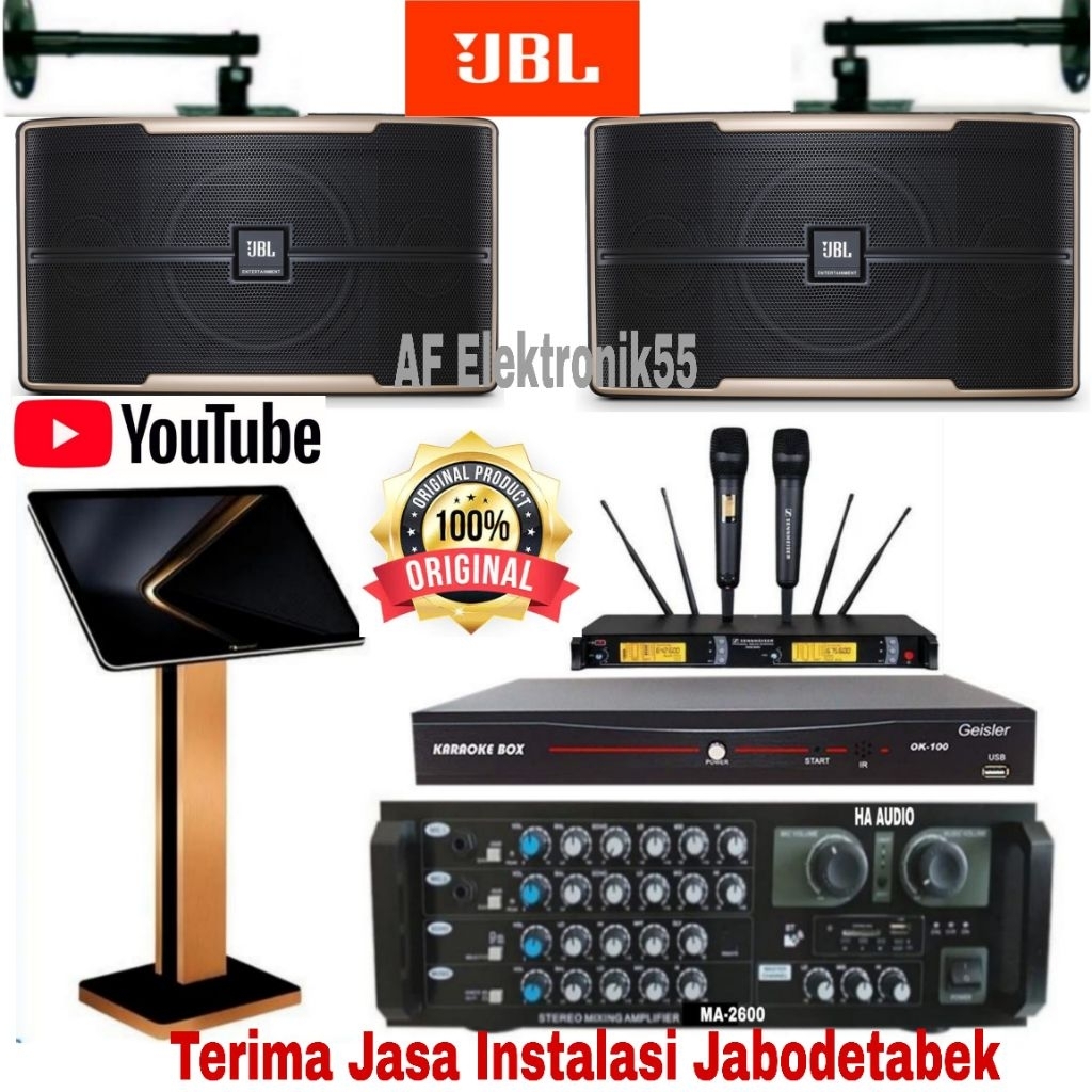 Paket Sound System Karaoke JBL + Player Karaoke Original