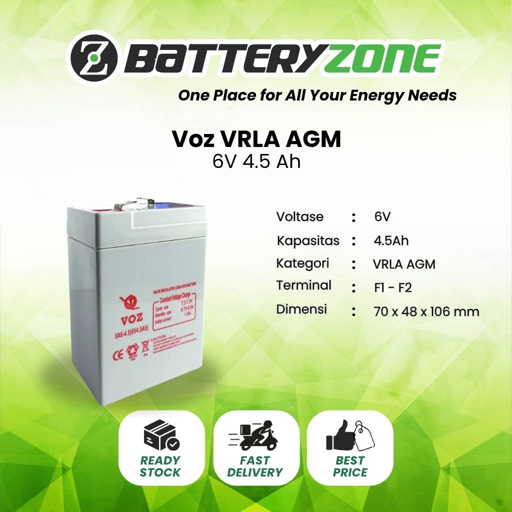 Voz VRLA AGM 6V 4.0 Ah
