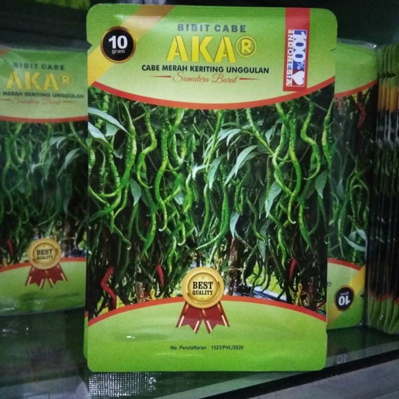 Cabe AKAR 10 Gram - Benih Cabe Merah Keriting AKAR - CMK AKAR - Bibit Cabe AKAR