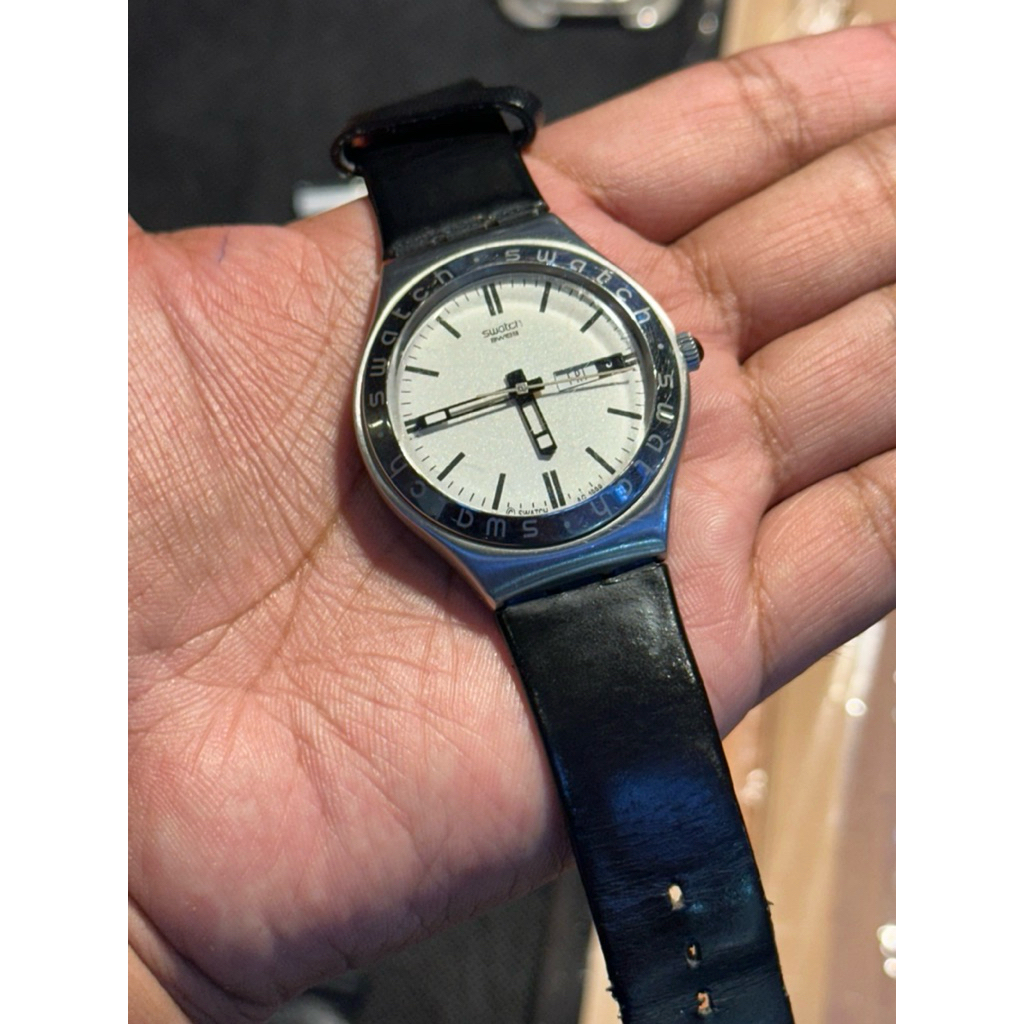 preloved jam tangan swatch irony