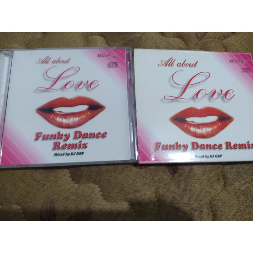 CD Audio All About Love - Funky Dance Remix (Mix Up Records - PT.Nagaswara Sakti)