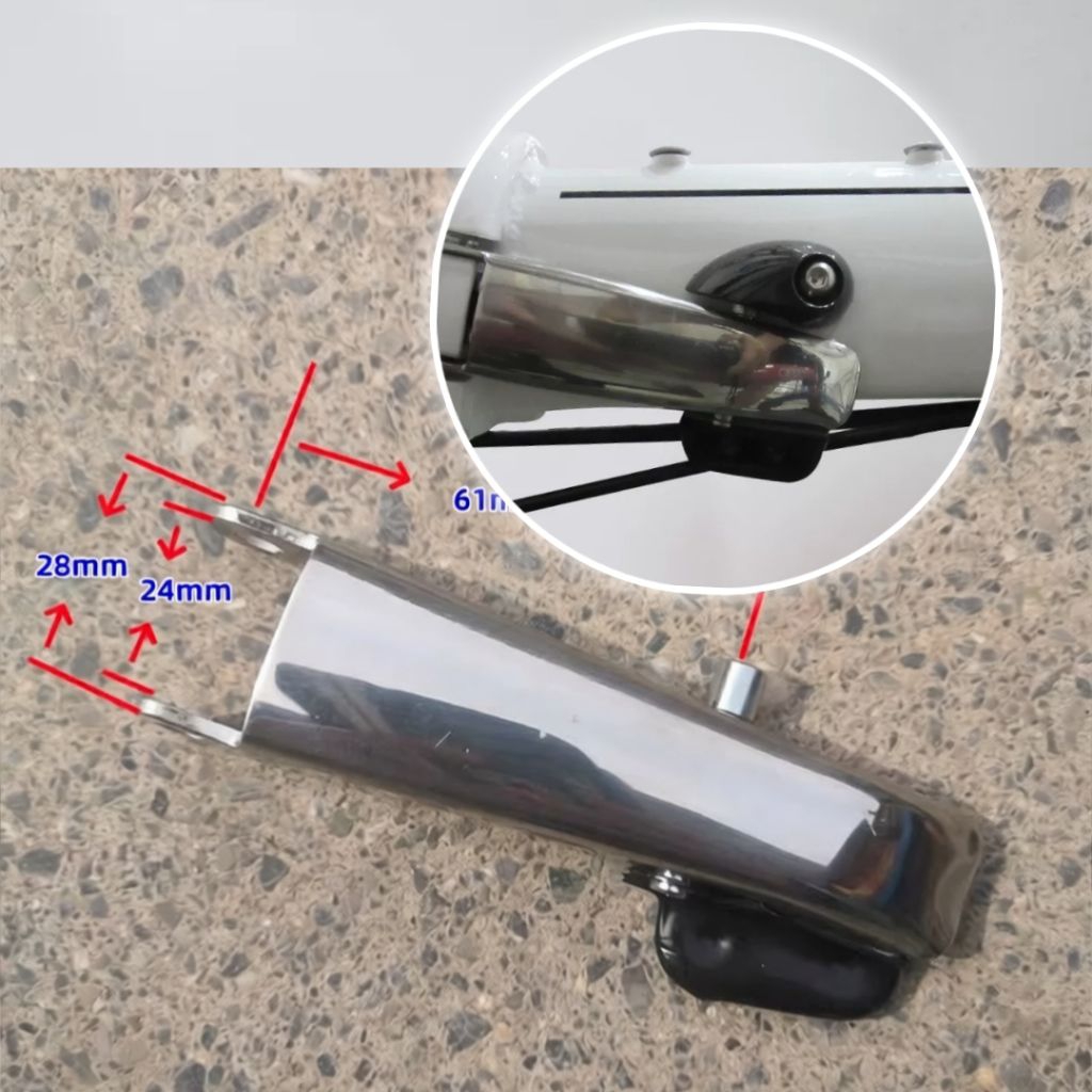 Kunci frame sepeda lipat folding bike handle buckle kuncian frame sepeda lipat