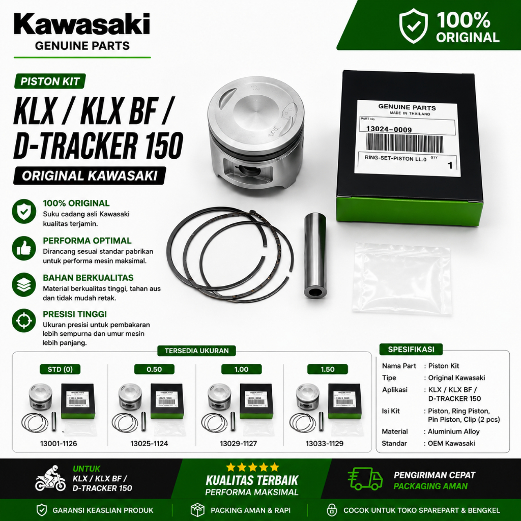 Piston klx piston klx 150 motor kawasaki