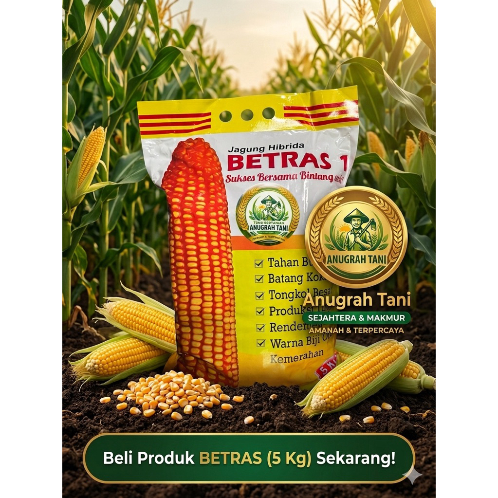 Benih jagung hibrida Betras 1  5 kg