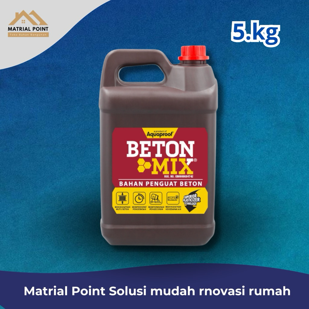 BetonMix 5kg - Cairan Penguat Beton Serbaguna