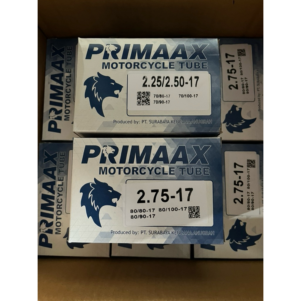 BAN DALAM PRIMAX 90/80(275) 80/80(250) 70/80(225) RING 17