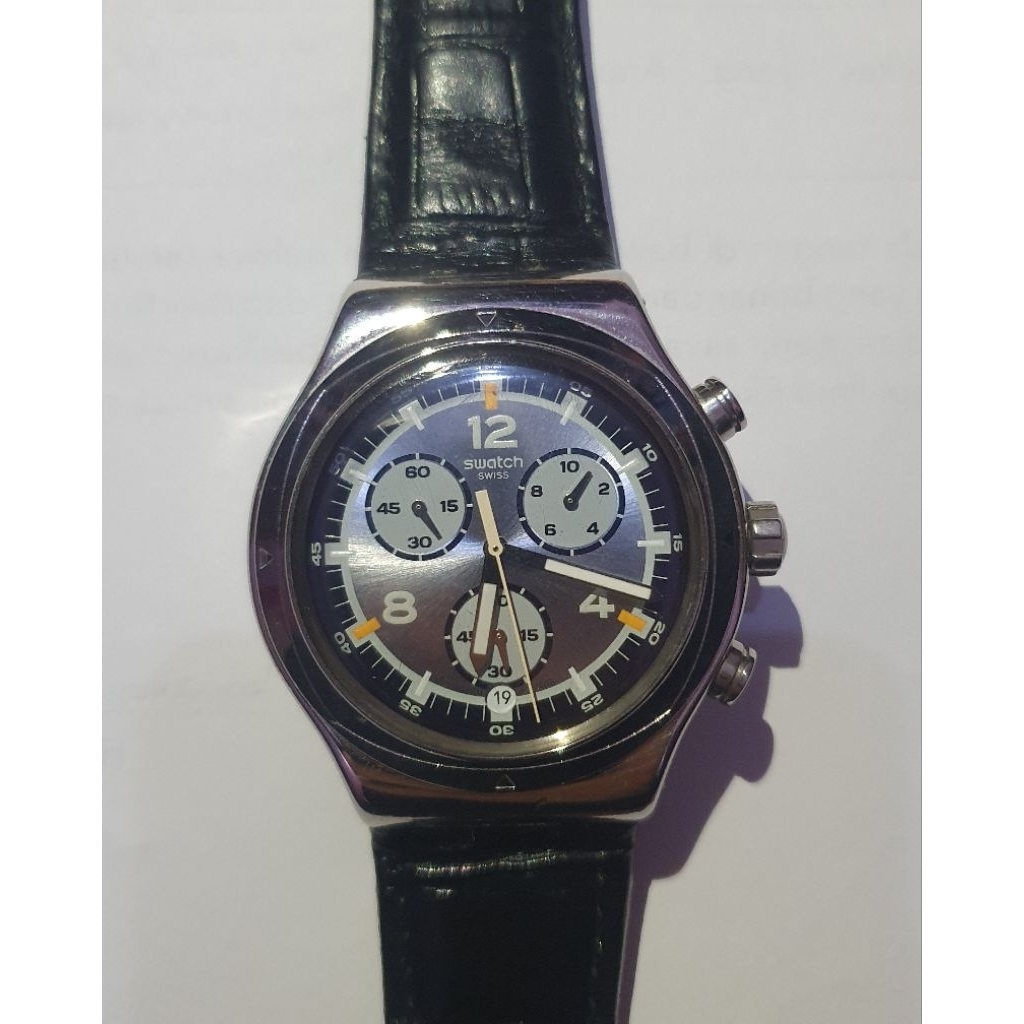 Jam Tangan Swatch Chrono Irony YVS453MB