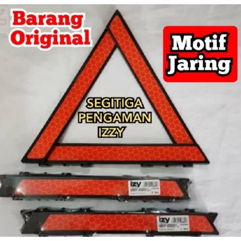 Segitiga Pengaman Lipat Darurat Reflektor Mobil Emergency Triangle — 10