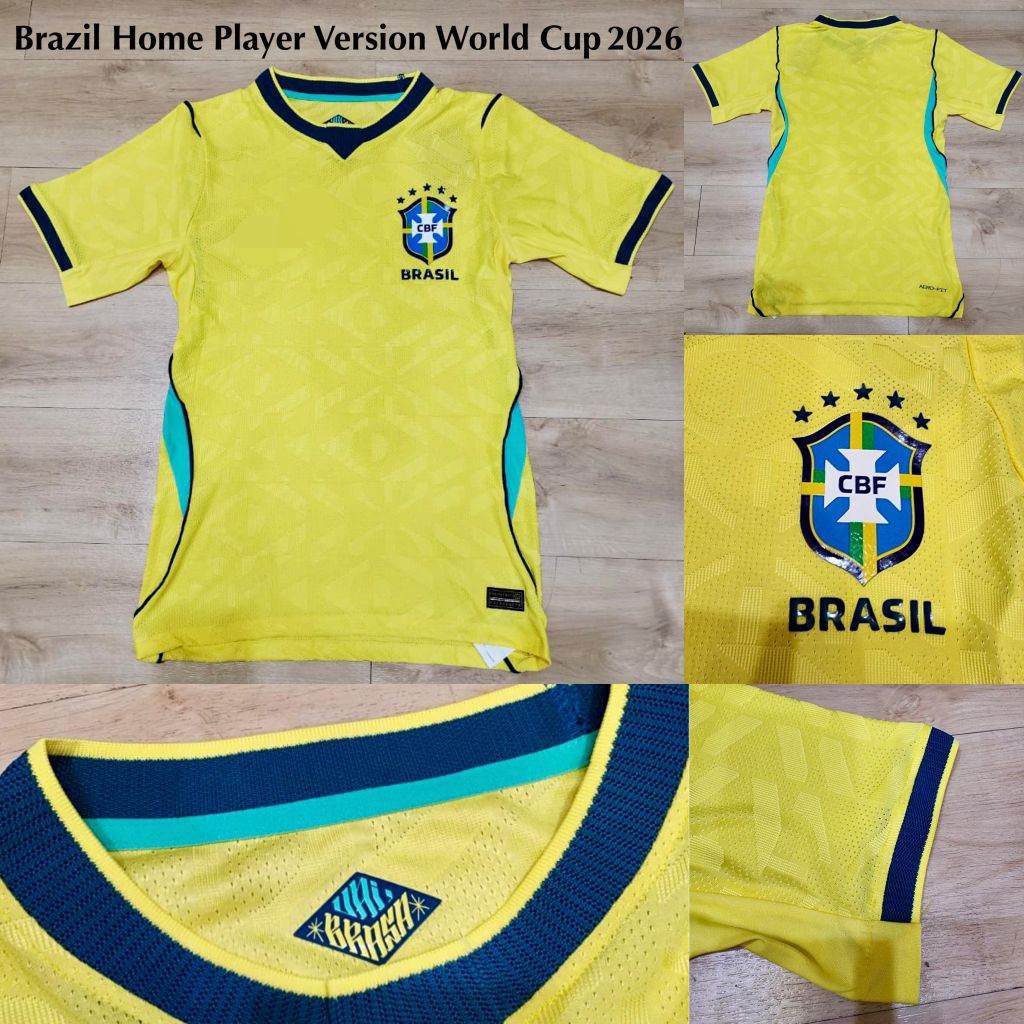 JERSEY PLAYER ISSUE BRAZIL HOME WC 2026