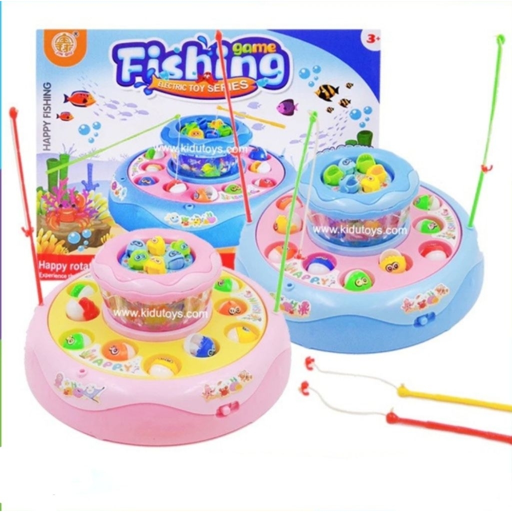 Mainan Fishing anak / Mainan pancingan anak pancing ikan fish fun water games happy game baby shark 
