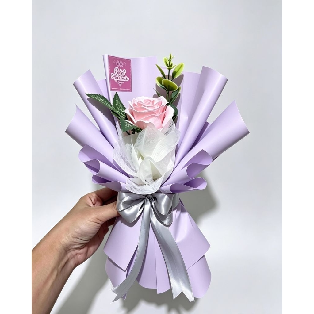 buket bunga mini 1 tangkai /buket mini /buket bunga 1 tangkai / buket murah