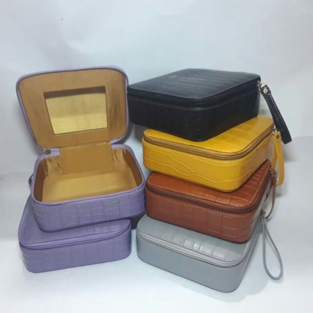 Ms glow ~ Box kosmetik Make Up Dengan Kaca di dalamnya
