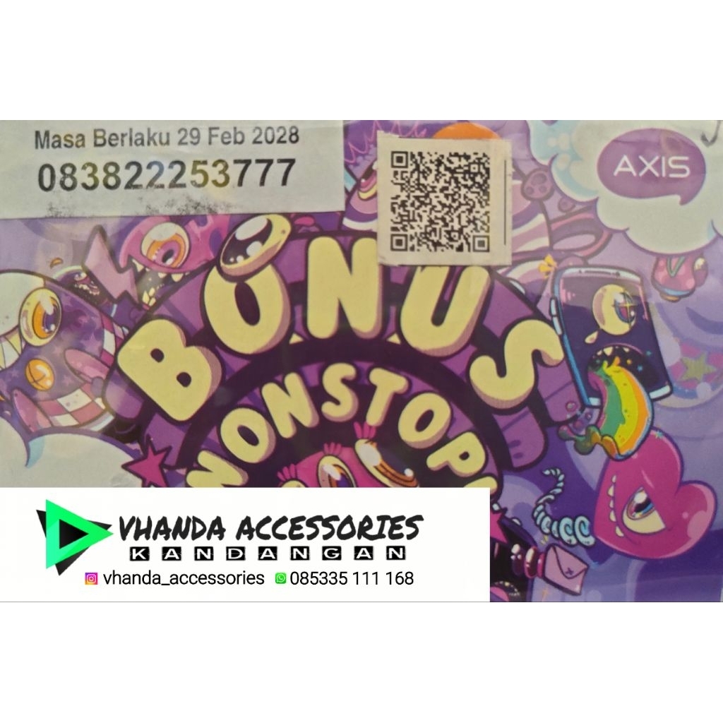 Nomor Cantik Axis 08 38 222  53 777.