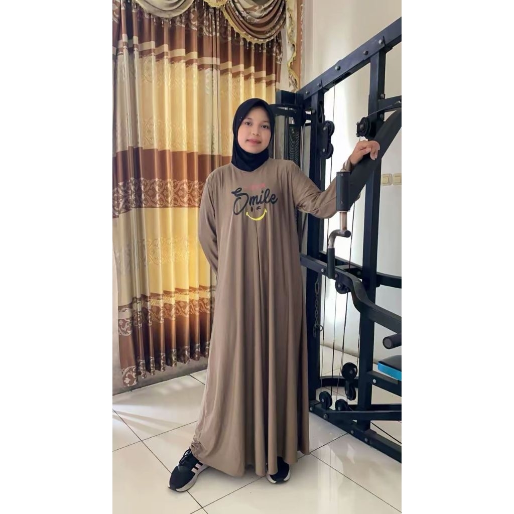 Gamis Sporty Muslimah Jarsey- Gamis Olahraga Wanita Muslim elnaka by Rifana