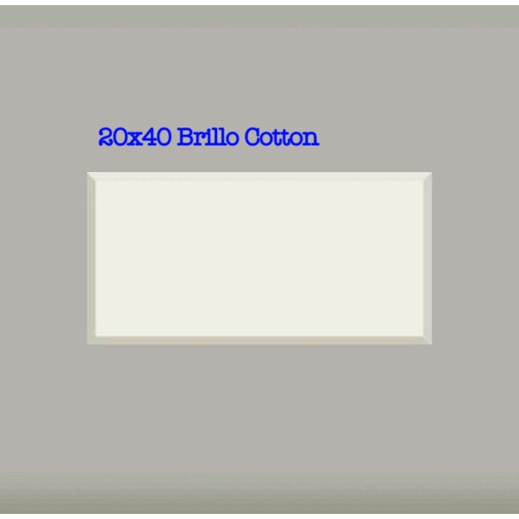 Roman keramik dBrillo Cotton 20x40 kw1