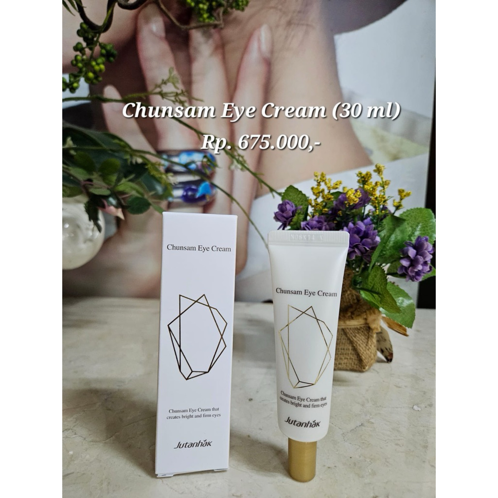 Jutanhak Chunsam Eye Cream Krim Mata Korea Penghilang Kerutan Garis Halus Mata Panda Kantung Mata Or