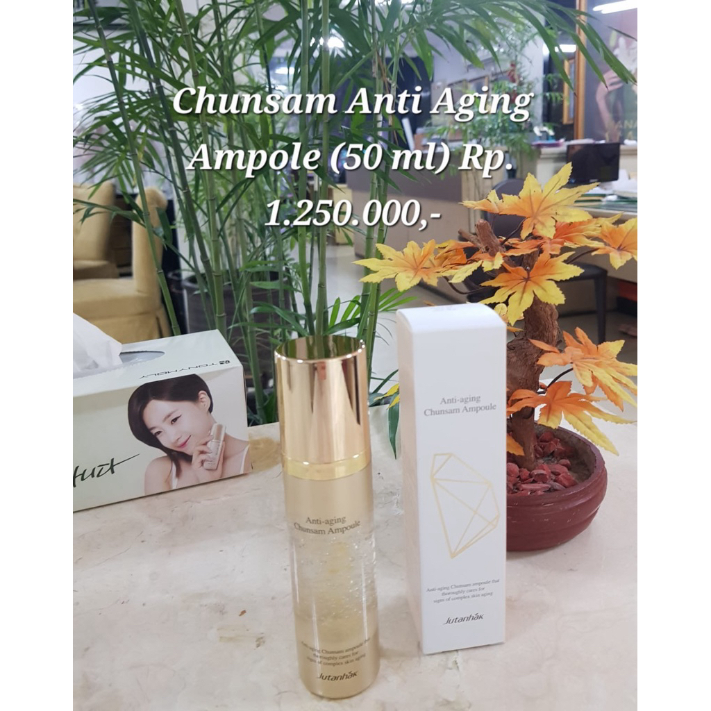 Jutanhak Anti Aging Chunsam Ampoule Serum Wajah Korea Brightening Anti Wrinkle Kerutan Flek Hitam Or