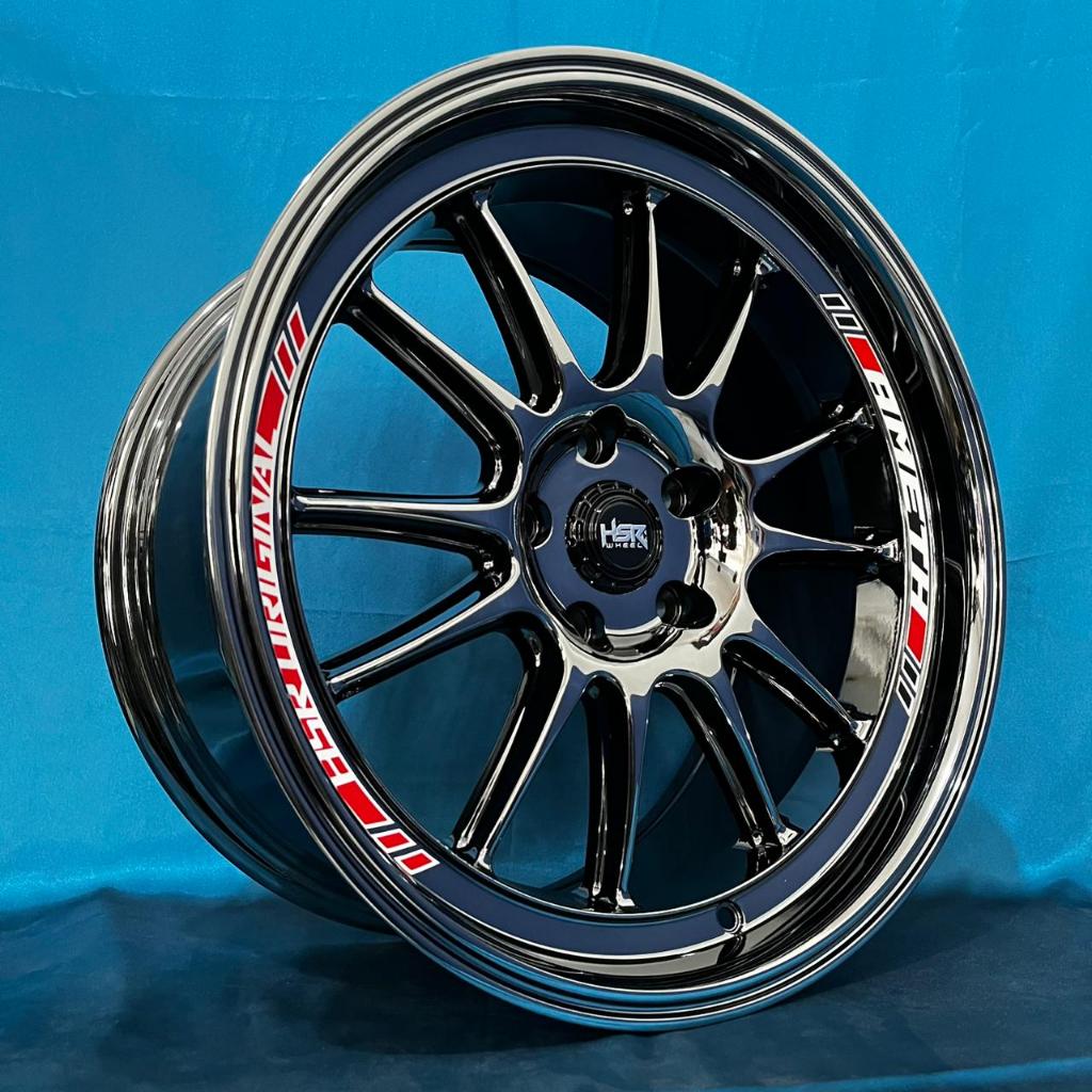 Velg Mobil Black Chrome Ring 18 Cocok Buat Honda Civic Turbo HSR AMET
