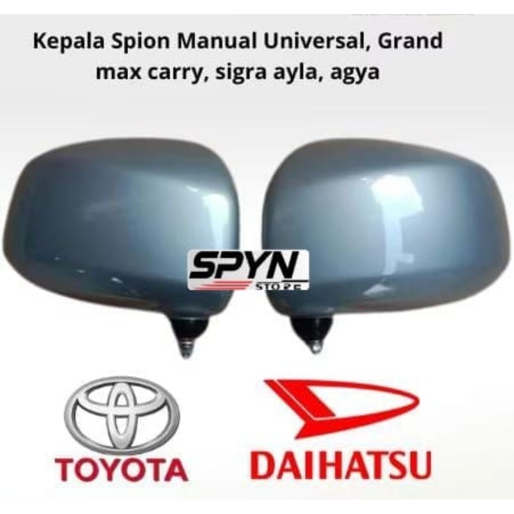 kepala spion manual Universal untuk modifikasi mobil grand max pick up carry DLL buat modifikasi
