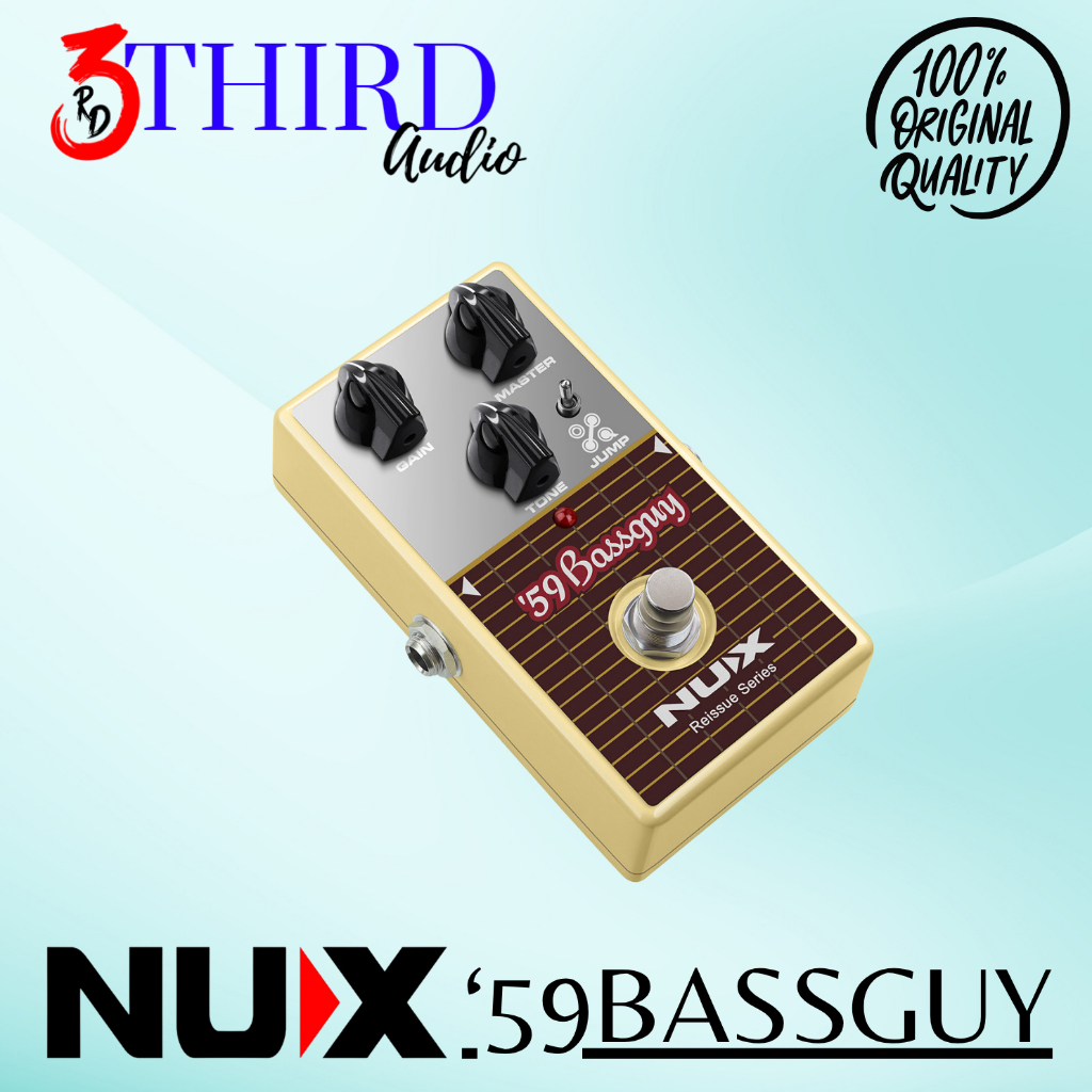 NUX NRO7 '59 Bassguy Over Drive Preamp Pedal Reissue Series Stompboxes Effect Gitar
