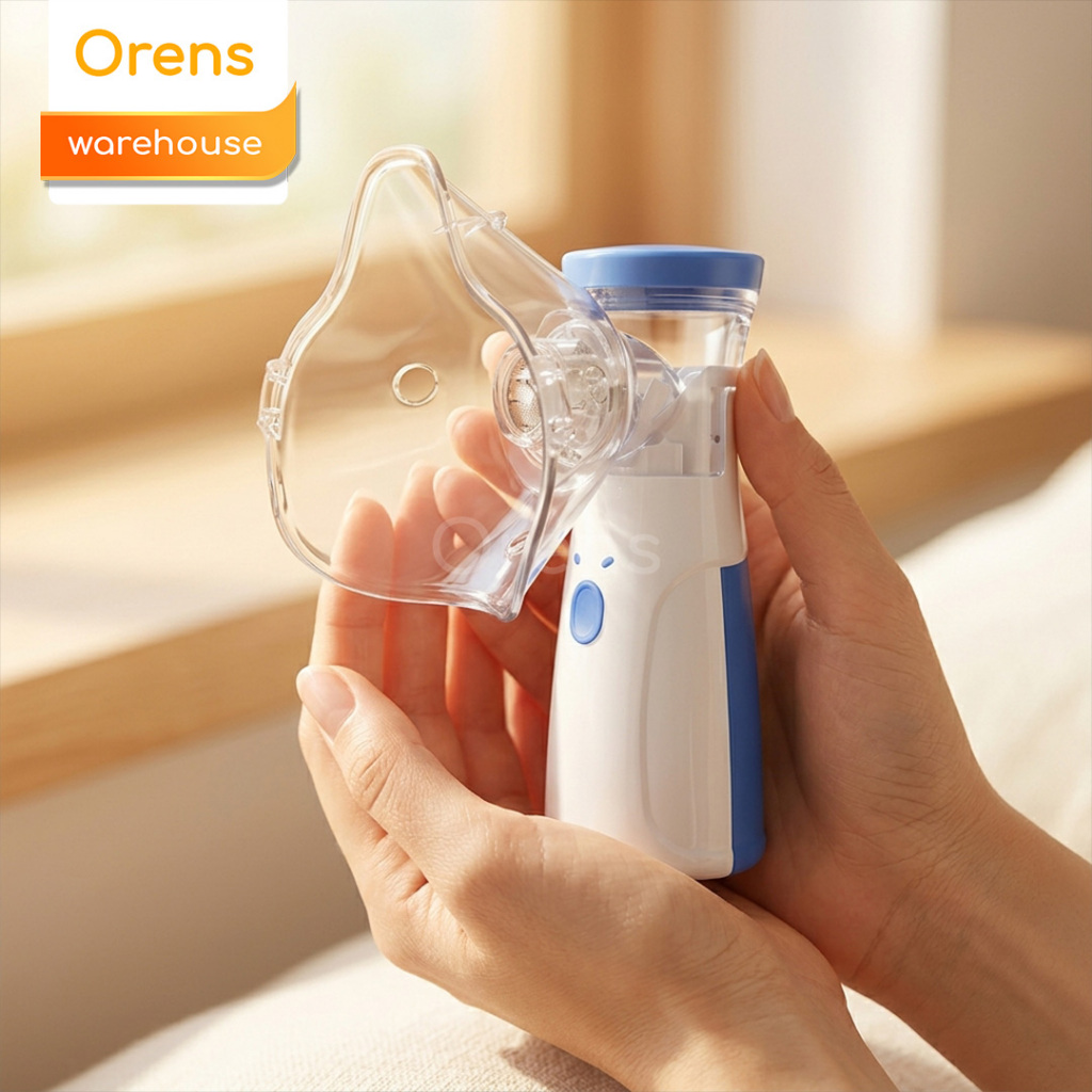 Alat Terapi Pernapasan Mesh Nebulizer Inhaler Portable / Mesin Uap Obat Batuk Asma Bayi Anak Dewasa 