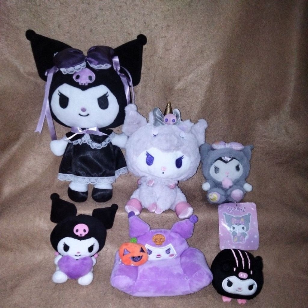 Kuromi kostum unicorn GUND, sofa, ganci, kostum b2
