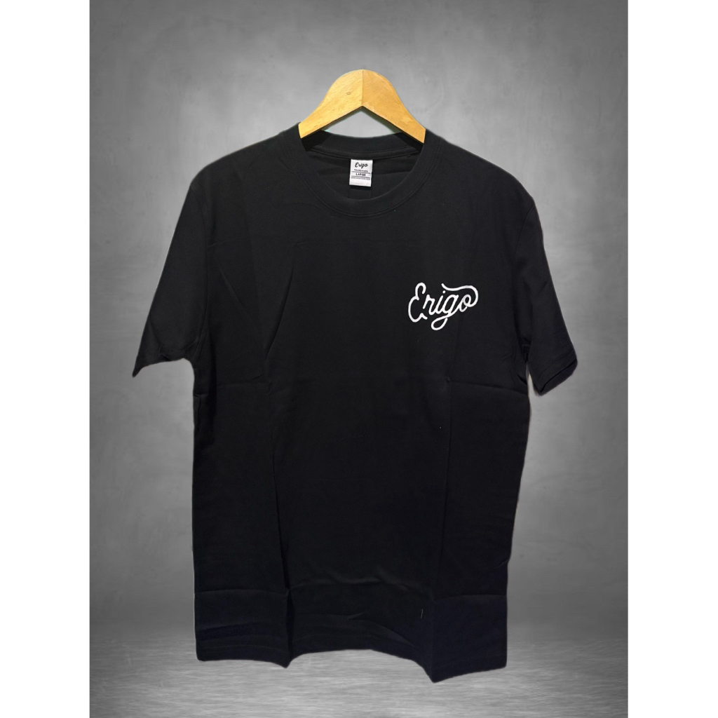 [CLEARANCE SALE] KAOS ERIGO ORIGINAL UNISEX - HITAM