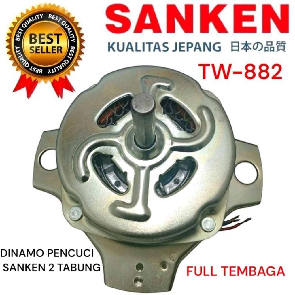 DINAMO PENCUCI MESIN CUCI SANKEN TW-882NP Motor Wash Pengilas Mesin Penggiling Sanken TW