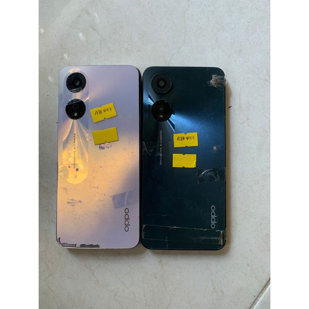 Oppo A78 Refurbish mesin normal, minus lcd