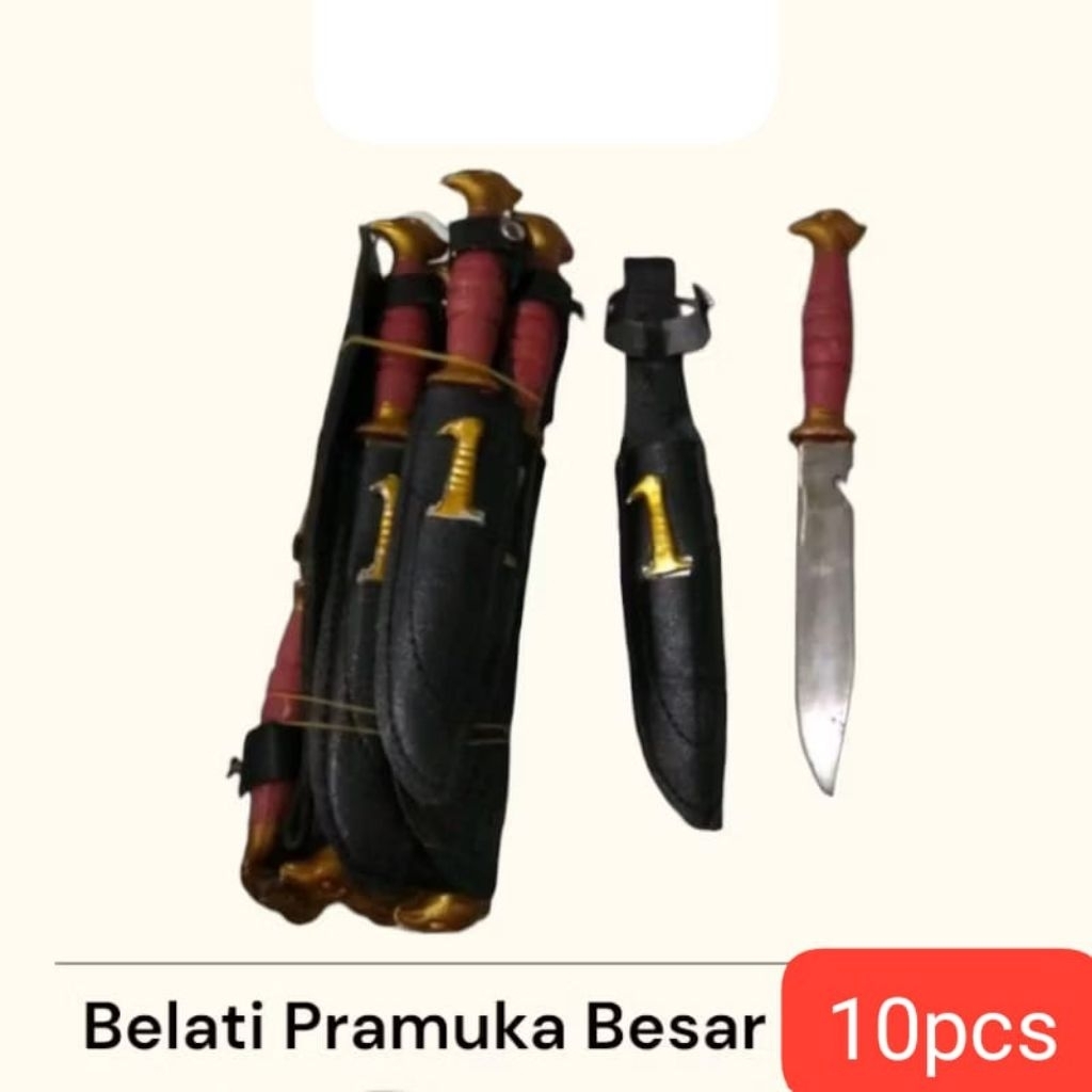 Pisau Pramuka / Belati Pramuka Kecil & Besar / Pisau Bowie