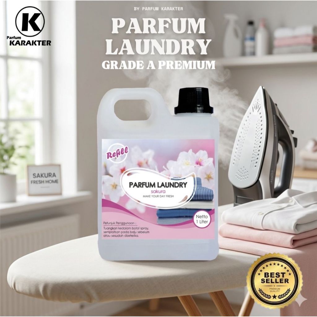 Parfum Laundry Aroma Sakura - Exotic - Snappy - Ocean fresh Wangi Tahan Lama |  Pewangi Loundry  Pre
