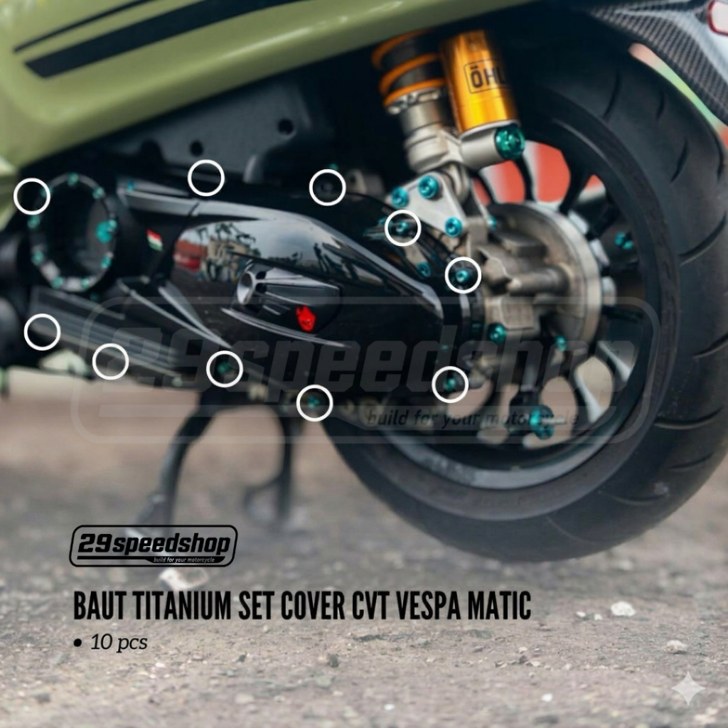 BAUT TITANIUM CVT VESPA MATIC