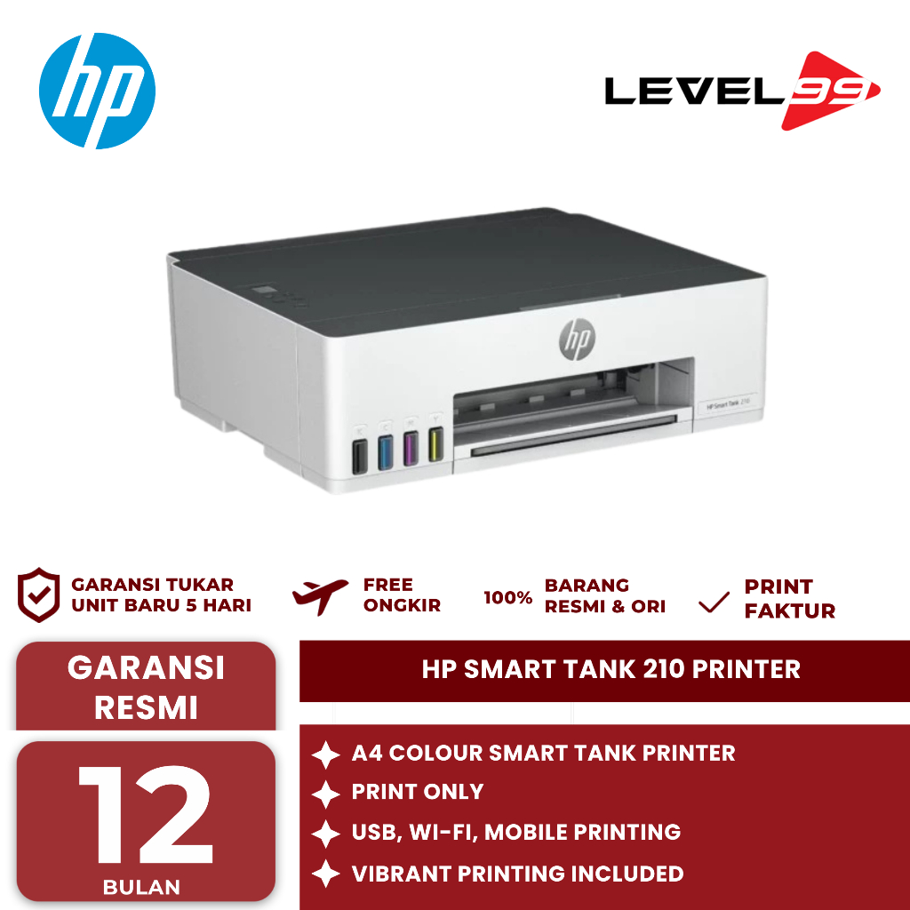 Hp Smart Tank 210 Printer