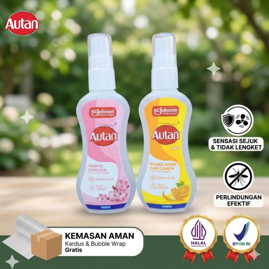 AUTAN  Spray Pengusir Anti Nyamuk 80ml - Autan Refresh Spritz