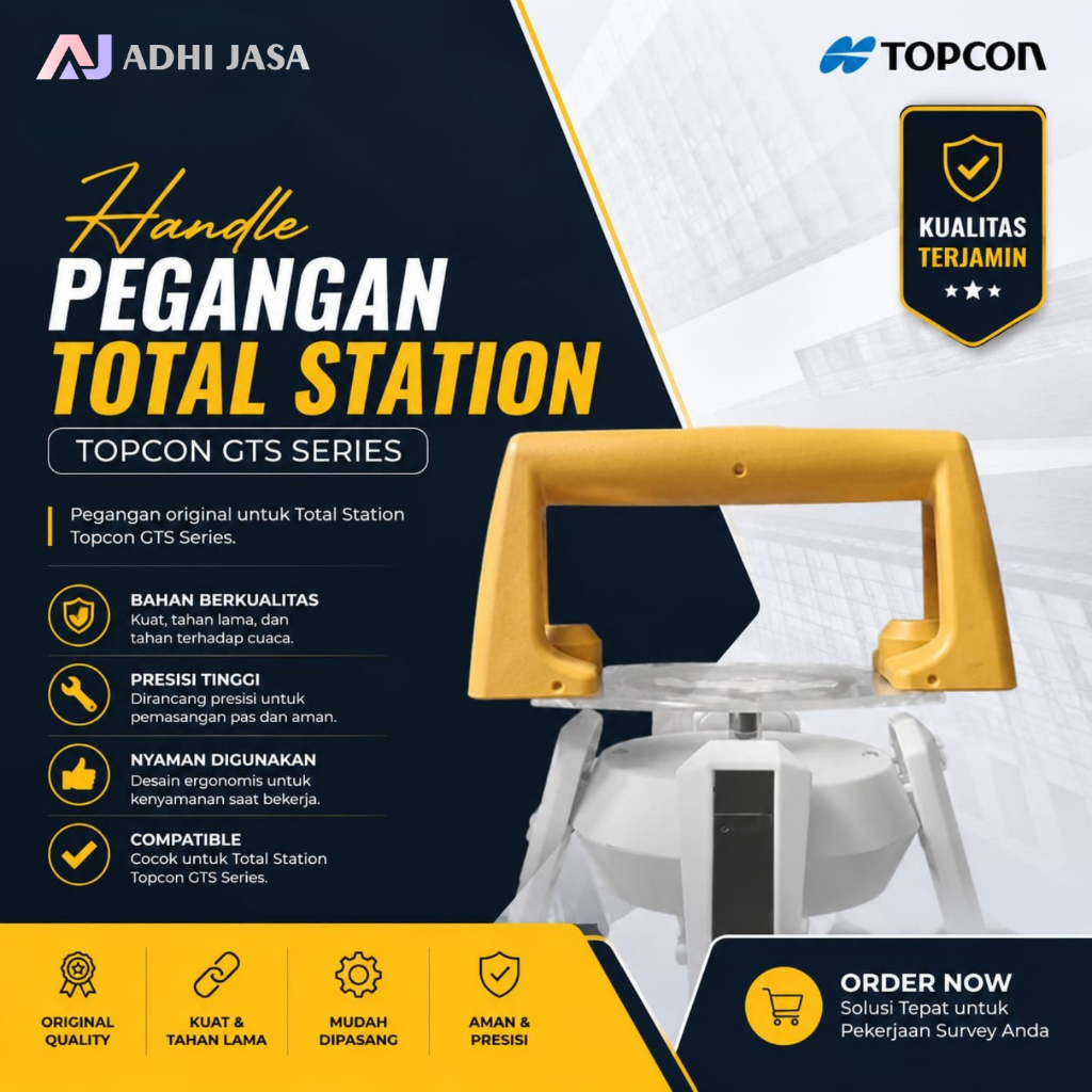 Handle Pegangan Total Station Topcon GTS