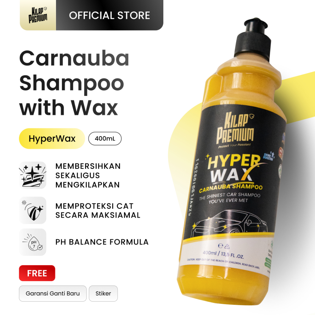 Kilap Premium - Hyperwax | Carnauba Shampoo Wash & Wax