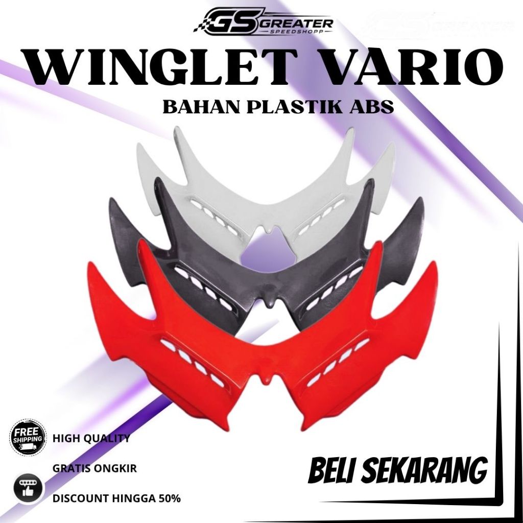 Winglet Vario Plastik Winglet Vario 125 Winglet Vario 150 Winglet Vario Led Old Winglet Vario Led Ne