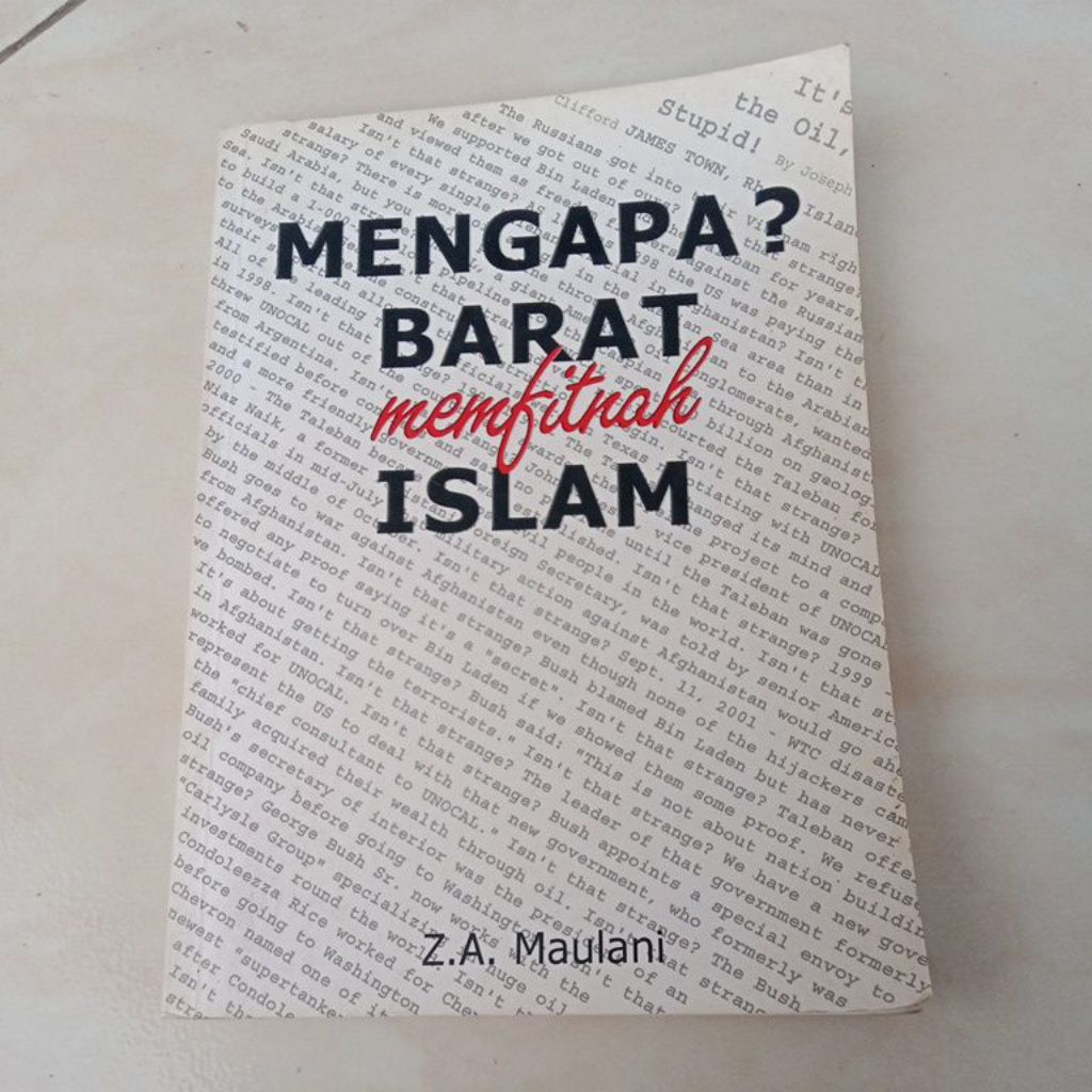 Buku Mengapa barat memfitnah Islam - Z.A. Maulani