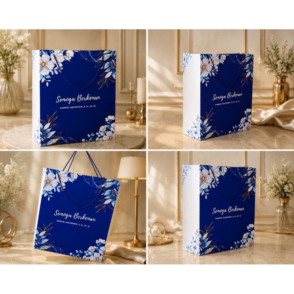 1 lusin Paper bag custom / paper bag 30 cm x 40 cm / paper bag acara