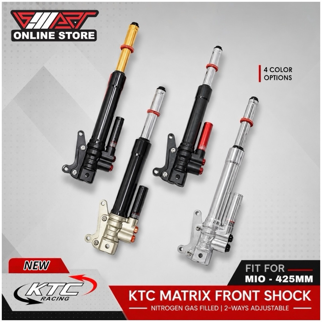 Shok depan mio fazzio ktc matrix  kompresi rebound aktif original