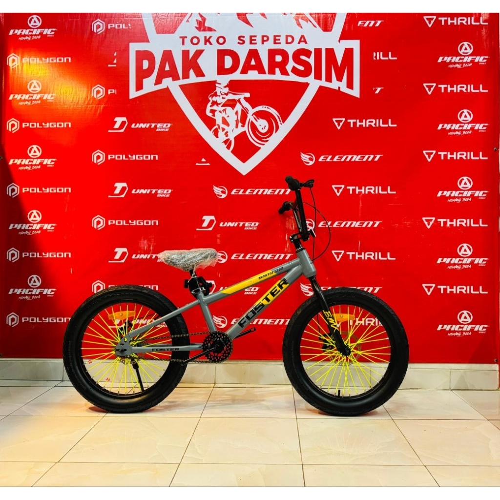 Sepeda BMX 20 inc rem cakram Foster sepeda anak murah bagus